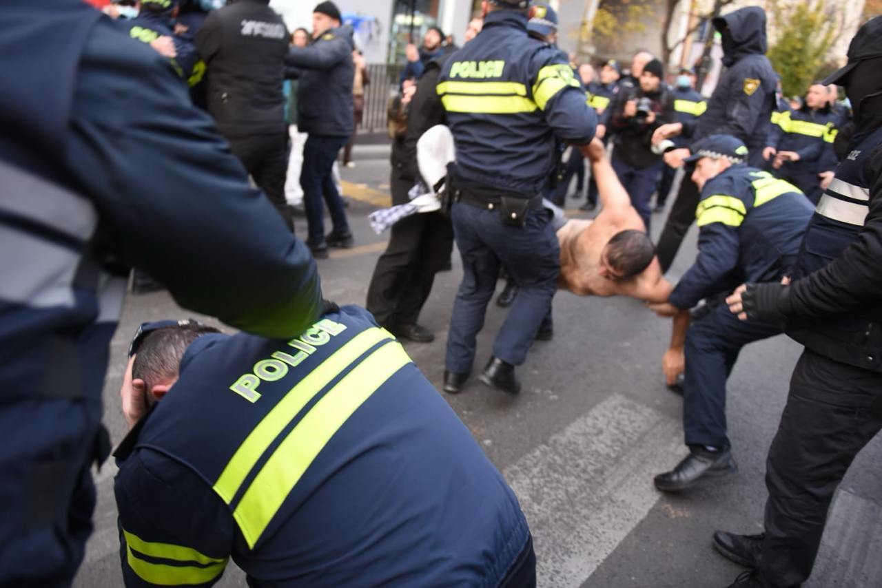 The Public Defender of Georgia and NGOs reported disproportionate police violence against protesters