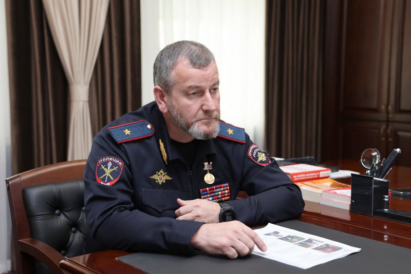 Главу МВД Чечни повысили в звании