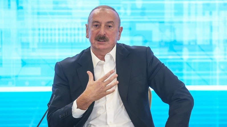 Aliyev said that Armenia will not withstand an arms race with Azerbaijan