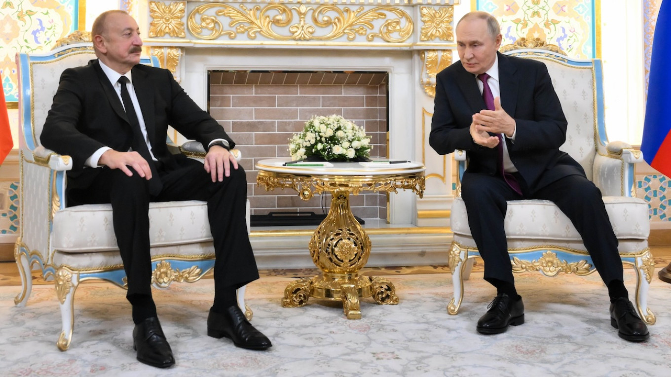 On Putin's birthday, he had his first telephone conversation with the President of Azerbaijan in six months.