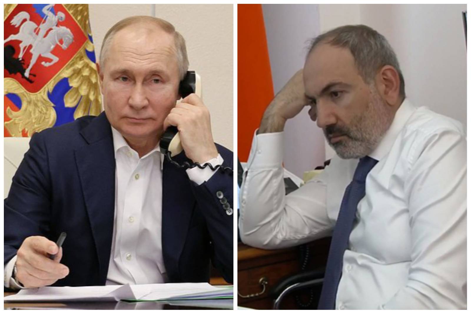 Putin and Pashinyan discussed the peace talks in the South Caucasus held in the United States