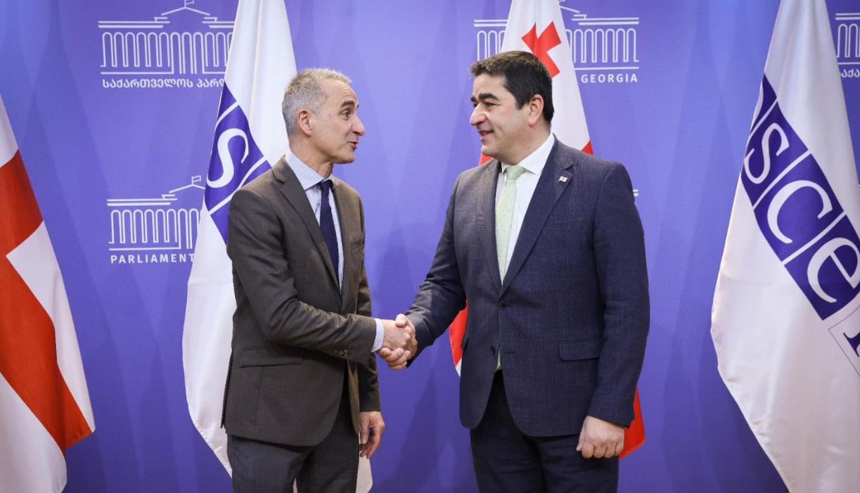 The Speaker of the Georgian Parliament and the President of the OSCE PA discussed the 2024 elections and the situation in the country