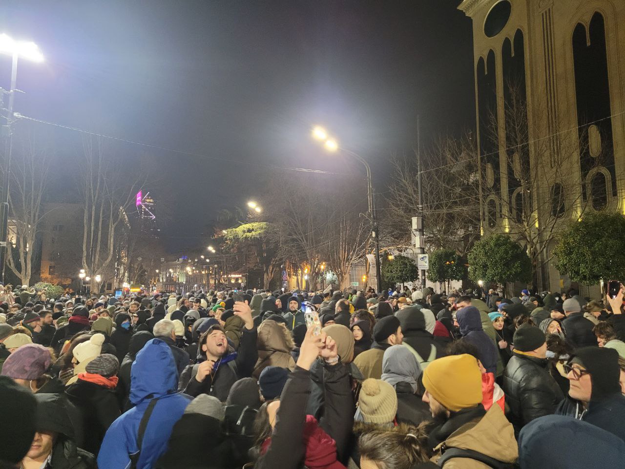 34 people, including opposition leaders, were detained during the dispersal of protests in Tbilisi