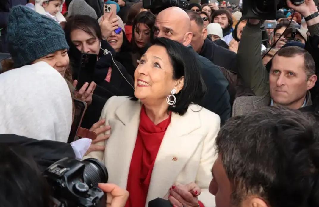 Zurabishvili opened a new presidential office in Tbilisi and plans to go to Trump's inauguration