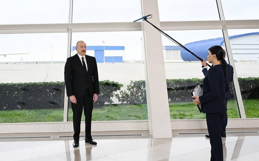 Aliyev said that the plane crashed due to shelling from the ground and demanded that Russia admit guilt