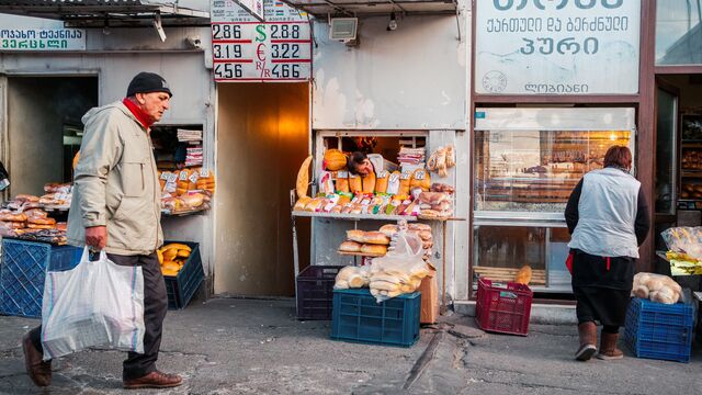 In Georgia, food prices are significantly higher than in Europe