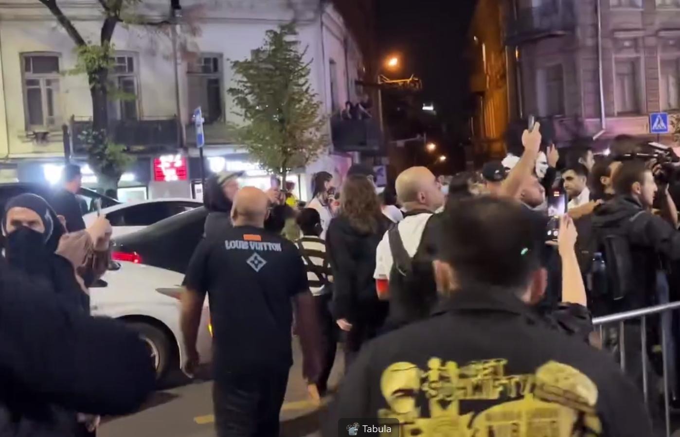 Clashes at Kakha Kaladze's headquarters in Tbilisi: protesters and journalists injured