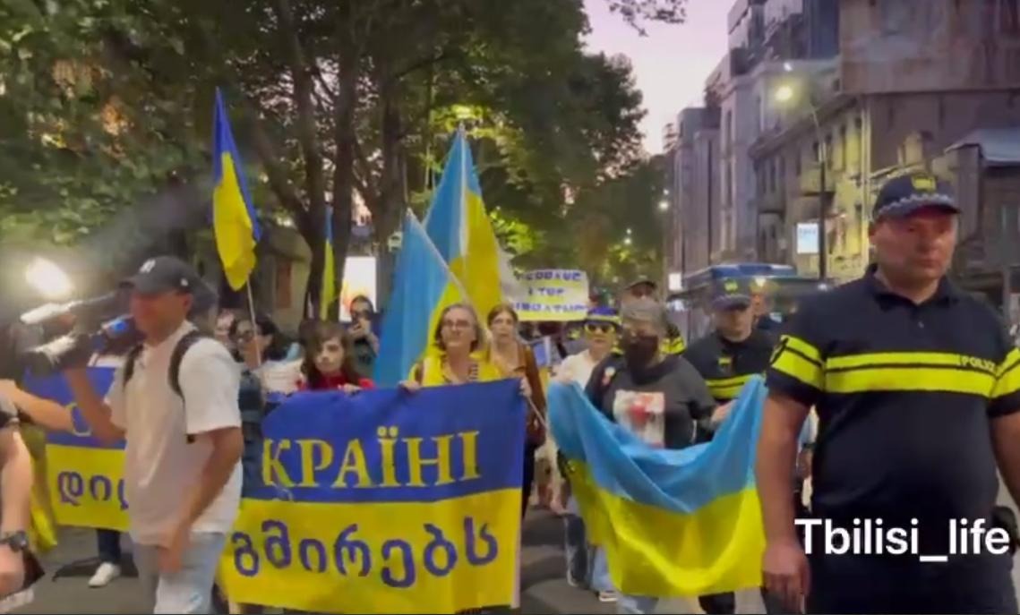 Georgia held events in honor of Ukraine's Independence Day