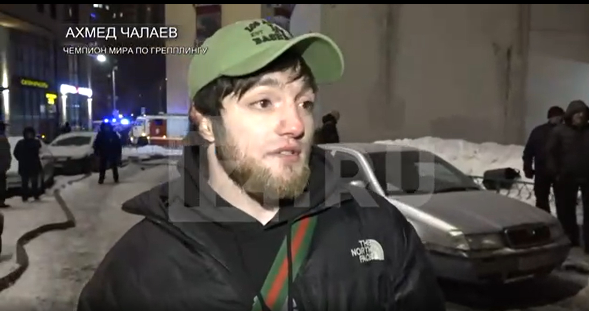 In the burning hotel of Moscow athlete from Dagestan saved a woman. 