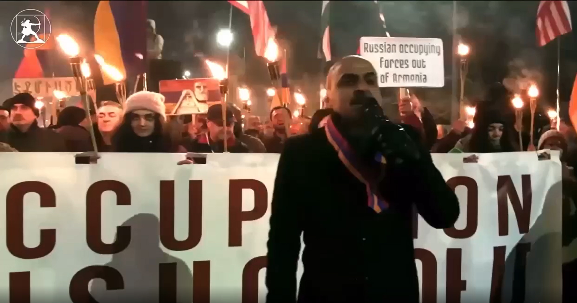 В Армении прошел антироссийский митинг.