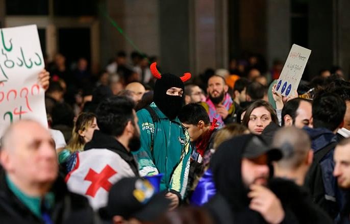 В Грузии на акции протеста задержали 20 человек