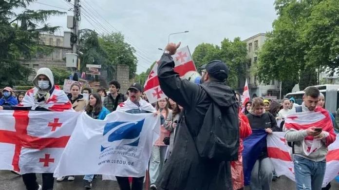 В Грузии перед принятием закона об иноагентах начались новые протесты