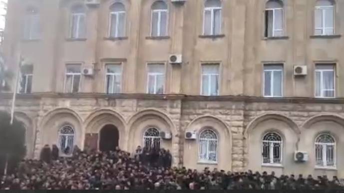 Protests against expanding cooperation with Russia have flared up again in Abkhazia