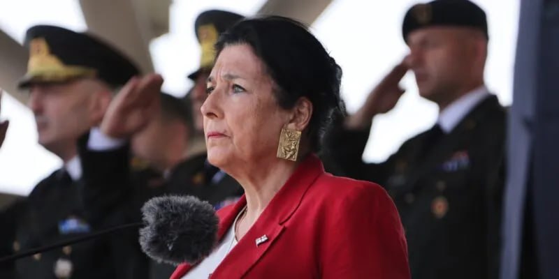 Georgian President Accuses Ruling Party of Ties to Russia