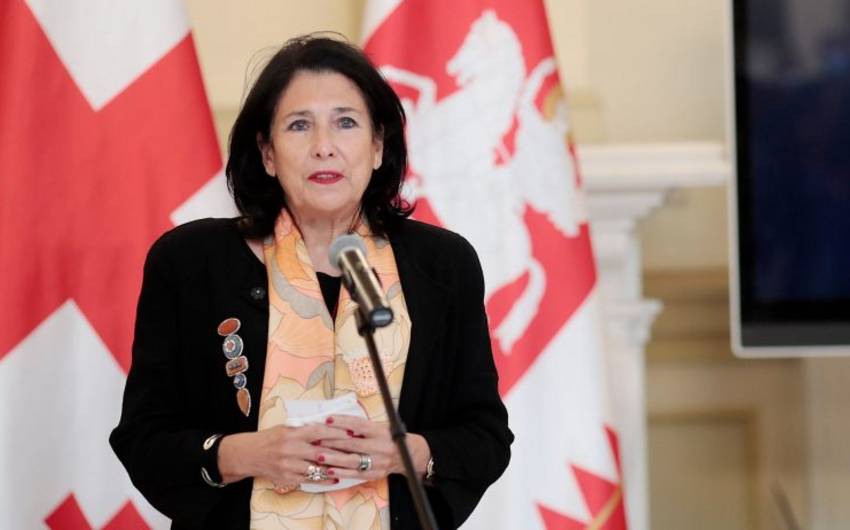 President of Georgia Announces European Choice of Her People