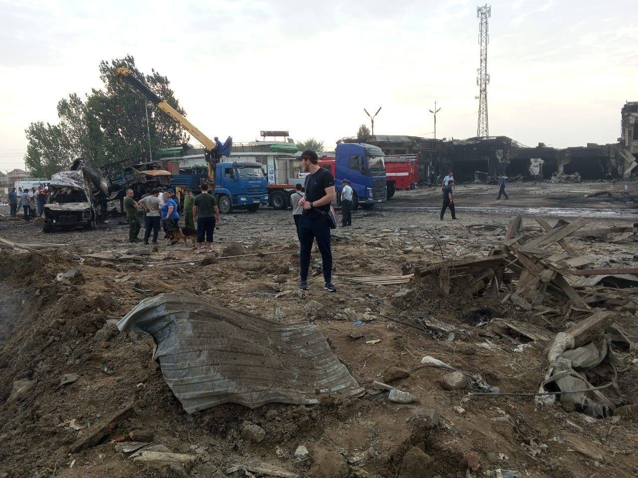 В Махачкале число погибших в результате взрыва на АЗС возросло до 30 человек