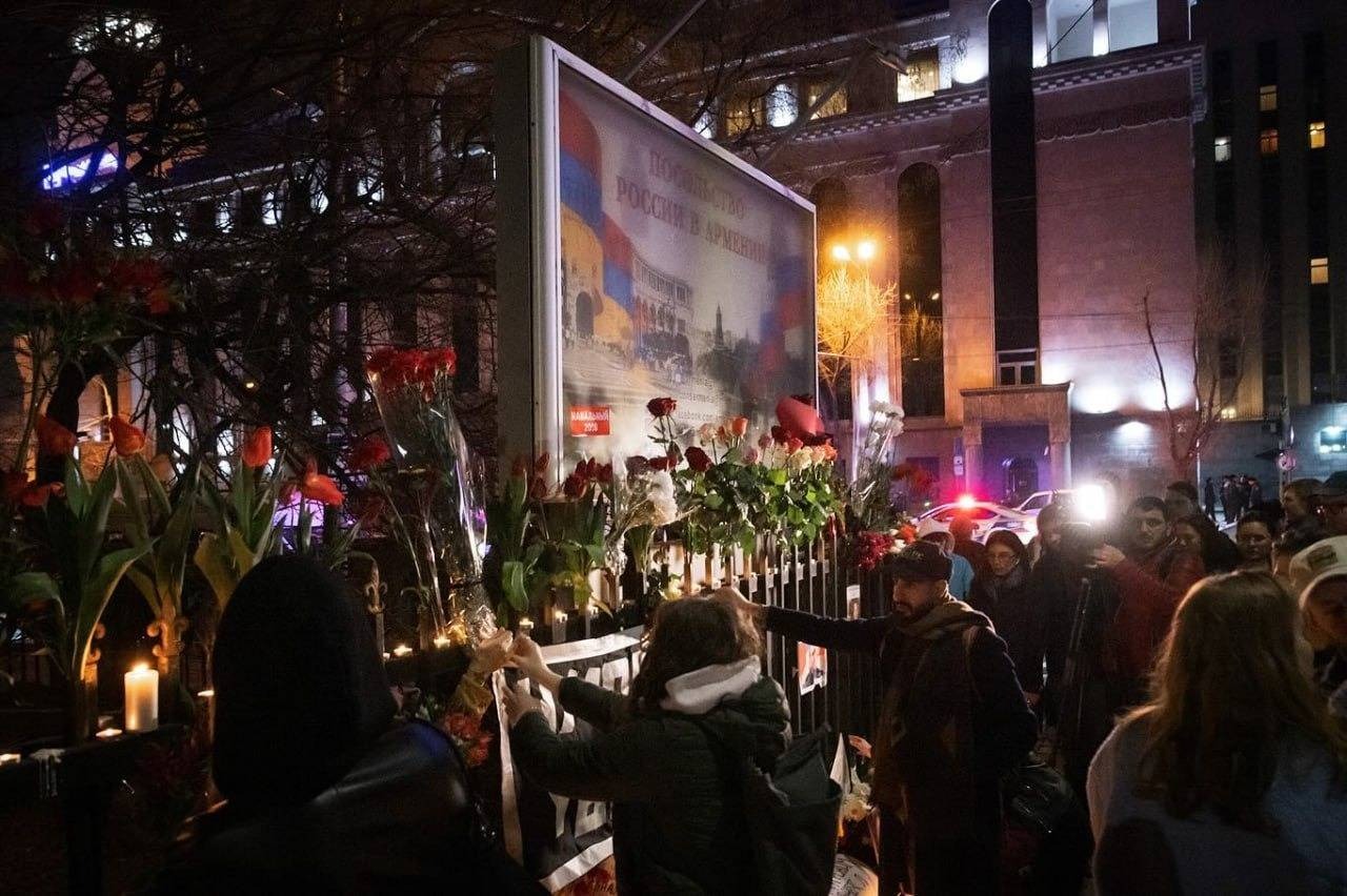 Mass protests took place in Georgia and Armenia over the death of Alexei Navalny