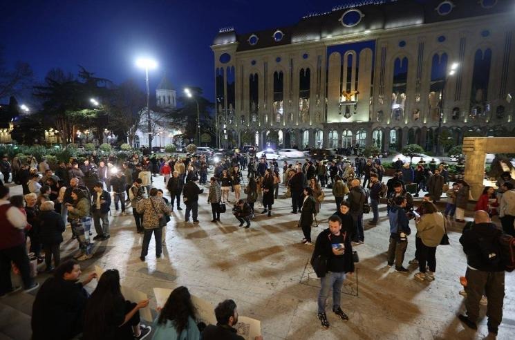 В Грузии прошел митинг против принятия «пророссийского» закона об иноагентах