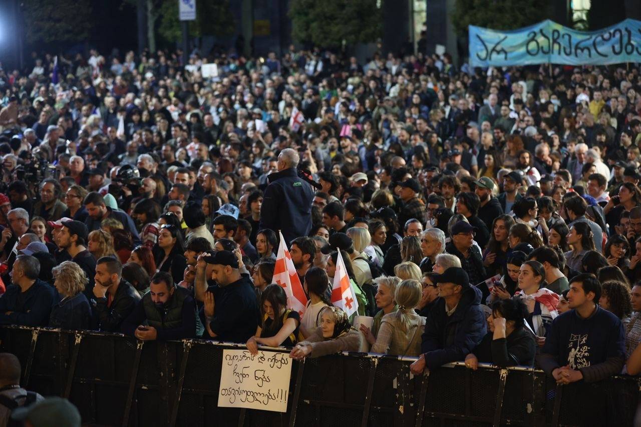 В Грузии спецназ разогнал протестующих против закона об иноагентах