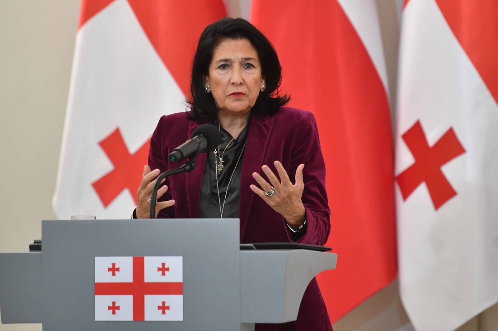 Президент Грузии в День независимости призвала противостоять «российскому империализму»