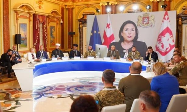 Zurabishvili addresses Crimea Platform summit with words of support