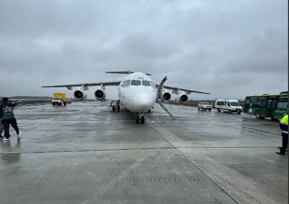 Направлявшийся из Тегерана в Грозный самолет случайно сел на строящуюся полосу