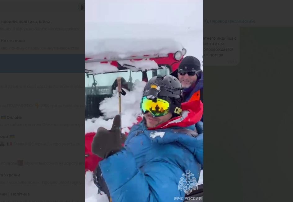 В КБР спасатели эвакуировали альпиниста с горной болезнью