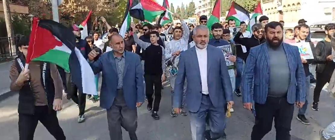 В Грузии провели митинг в поддержку Палестины