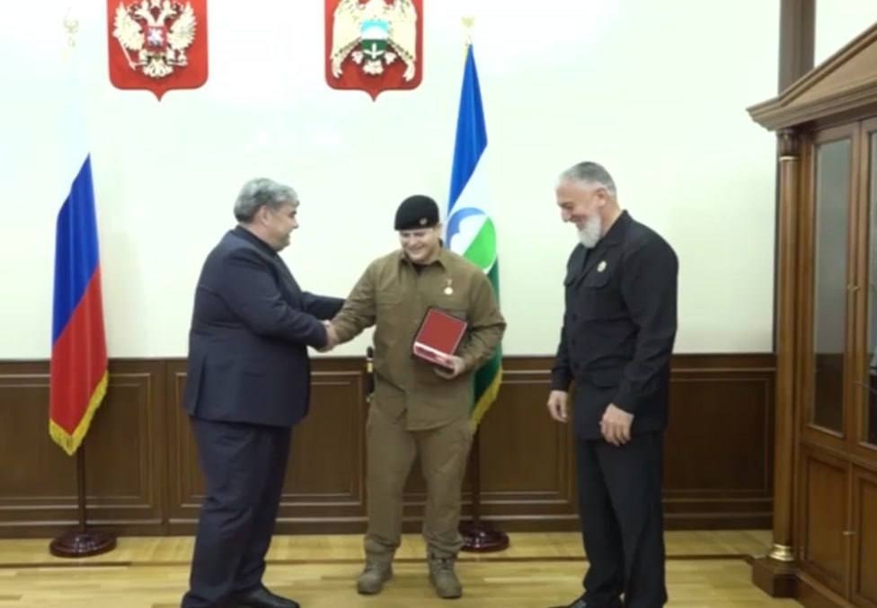 Kadyrov Jr. was presented with another award