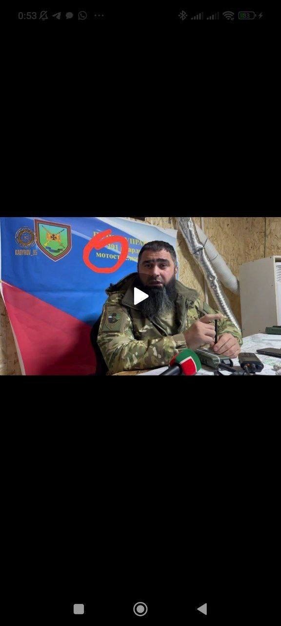 In Ukraine, the Akhmat-Vostok battalion dispersed and beat up Russian military personnel