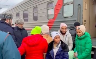 Ingushetia received another group of refugees from Palestine